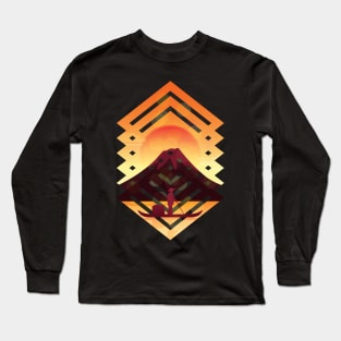 Sunset Canoe Serenity Long Sleeve T-Shirt